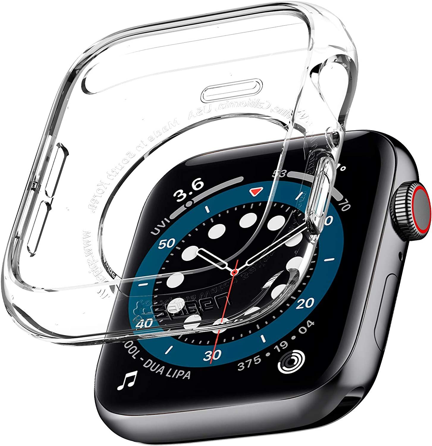 Apple Watch S8 için Spigen Likit Kristal