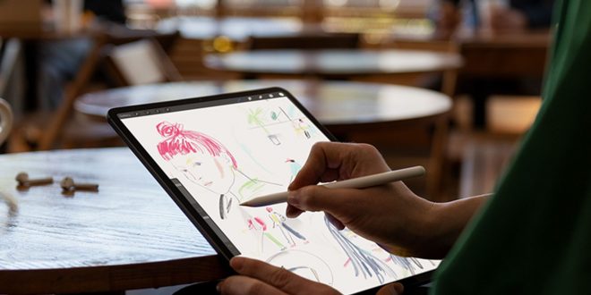 iPad Pro 2018 Creative Sketch Lifestyle Image